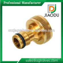 High quality manufacturer forged female threaded brass 1/4 or 3/4 tube garden hose quick connector for water